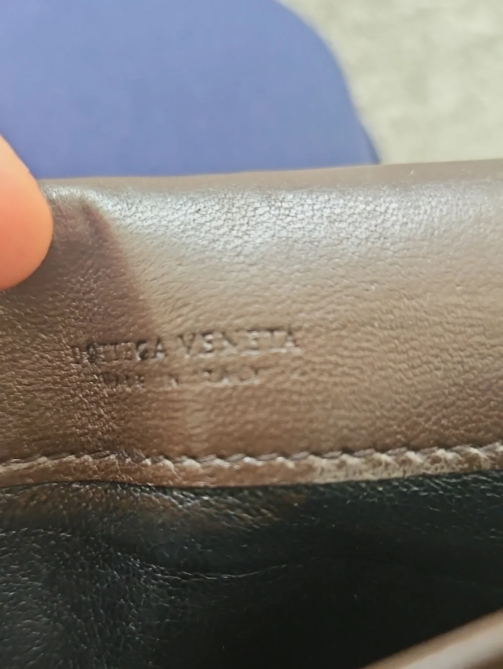 Bottega Veneta compact leather